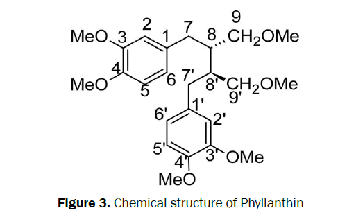 pharmacognosy-phytochemistry-Chemical-structure-Phyllanthin